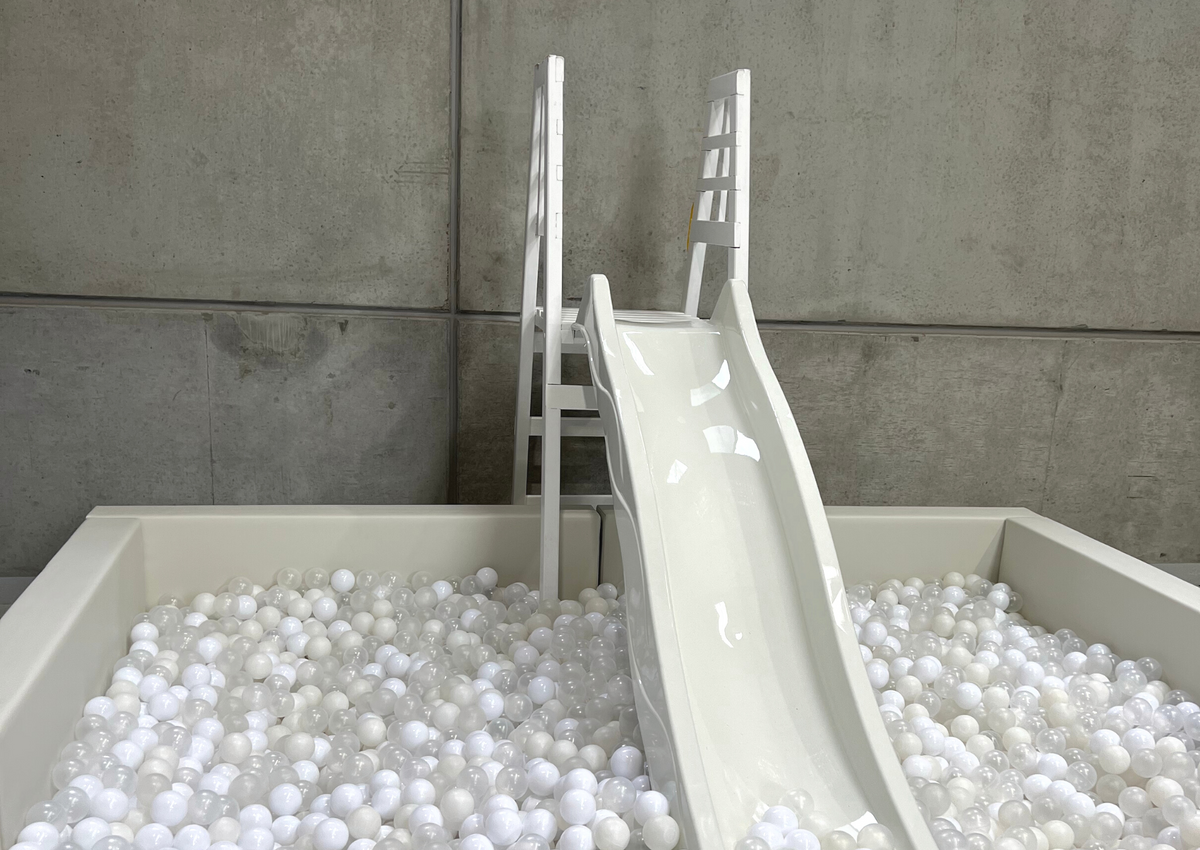 White Square Ballpit 3m X 3m Bounce O Rama - Main Image