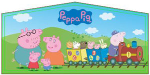 Peppa Pig Theme Jumping Castle Banner - Sydney Jumping Castle Hire